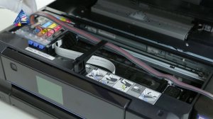 Установка СНПЧ на Epson  XP-610