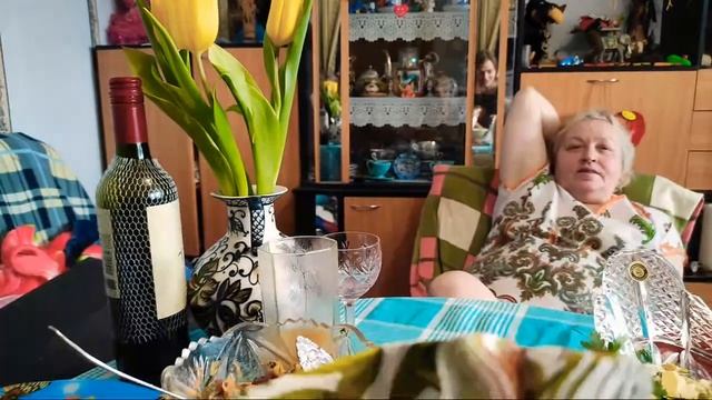 Отмечаем 8 марта. Поздравляю всех женщин с праздником!!! В гостях у Татьяны. смотреть онлайн