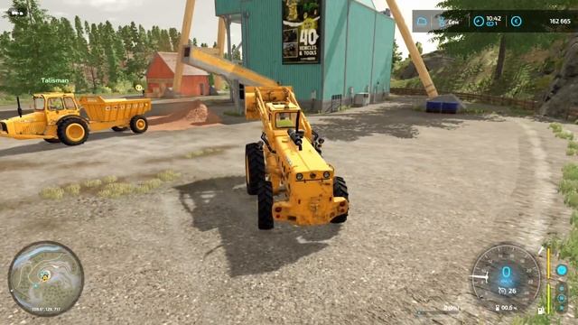 Sarming Simulator 22. Первая готовая продукция от лесопилки и горна. смотреть онлайн