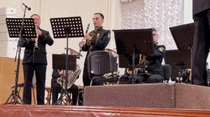Духовой оркестр Морского корпуса Петра Великого.Концертная пьеса №2 для дуэта кларнетов с оркестром