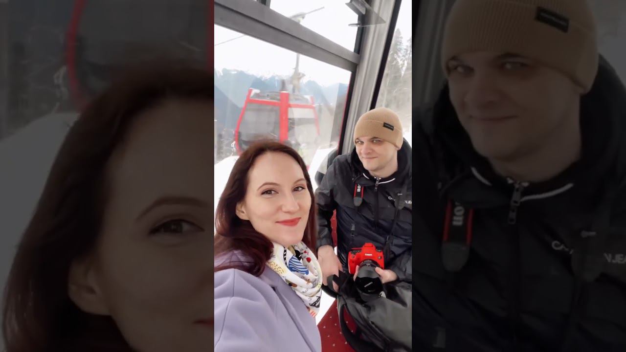 Канатка Красная поляна, полное видео. Подъемник Реликтовый лес, гора Аибга, 23 марта 2023