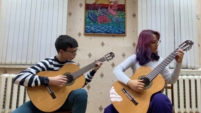 «Бразильский танец» Э. Вила Лобос дуэт Владимиркина Кира и Коротов Глеб