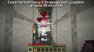 ✔️ CRIEI UMA FARM DE BREEZE ''VENTO'' no MINECRAFT 1.21