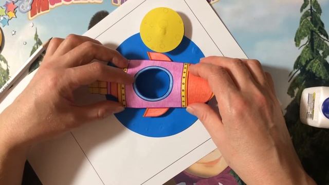 Классная поделка в садик. Ракета. смотреть онлайн