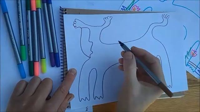 Майстер-клас з малювання фантастичних звірів від художника Будинку мистецтв Богдана Бучковського. смотреть онлайн