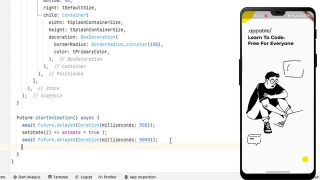 Flutter Splash Screen tutorial with animation | Splash Screen 2023