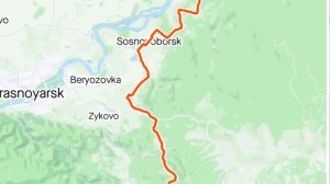 Одиночная поездка на велосипеде часть 1 (time lapse)
