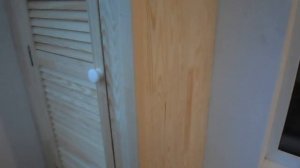 ШКАФ(столбик) и ЯЩИК-СИДЕНИЕ(с жалюзийными дверцами) из МЕБЕЛЬНЫХ ЩИТОВ на БАЛКОН!!№1