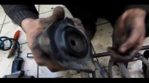 Замена переднего амортизатора Mitsubishi Lancer X