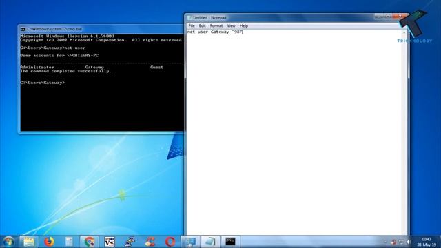 How To Change Password Using Batch File in Windows 7/8/10 PC or Laptops смотреть онлайн