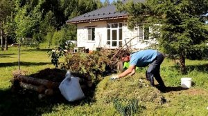 Видеоотчет о работе садового измельчителя веток _Шершень_ мод. МР250.mp4