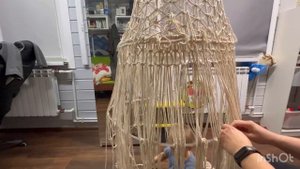 Ёлка в технике макраме.