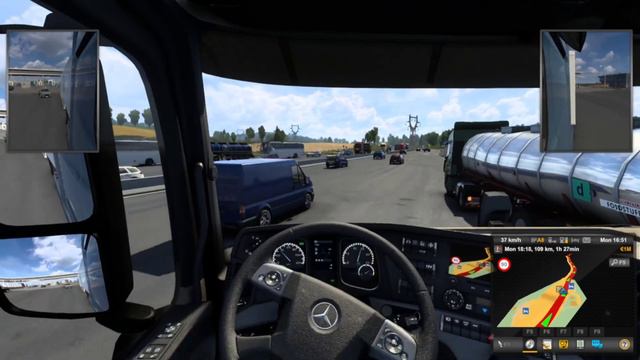 Euro Truck Simulator 2 Mercedes Actros MP4 #ets2#eurotrucksimulator2#mercedesbenz#trucks#mod#actros