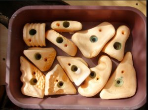 Силиконовые формы под зацепы для скалодрома