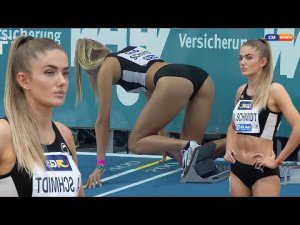 Alica Schmidt - забег на 400м лёгкая атлетика 2022
