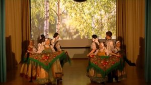 хореографическая студия "Северяночка", "хоровод с платками"