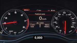Audi A6 C7 2.0 TFSI (252HP) - Acceleration 0 - 180 km/h | 0 - 60 MPH