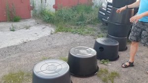 Септик с фильтрационным колодцем