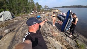 Ямаха 9.9 и надувной гидроцикл. Поедет ли ? Yamaha 9.9 & wave runner