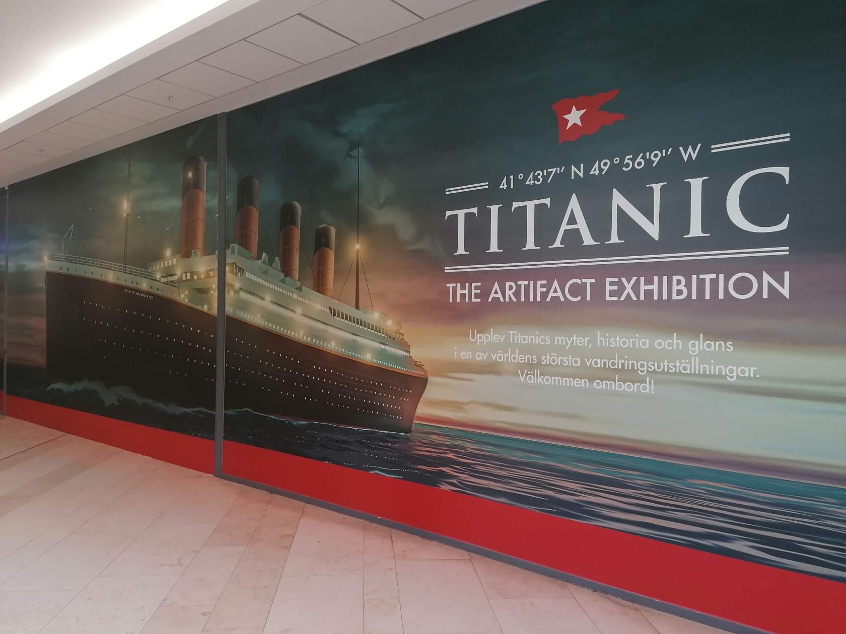 Стокгольм. "Титаник." Выставка артефактов. 07.10.2023.