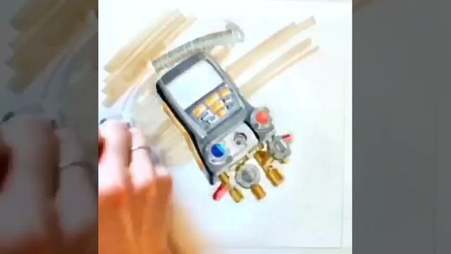 Фан-арт по манометрическому коллектору Testo 557