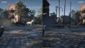 AMD Ryzen 5 4500U ("Vega 6") vs 4300U ("Vega 5") Test in 9 Games