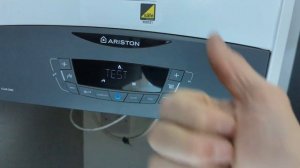 Ariston Clas One Combi boiler. High and low service modes