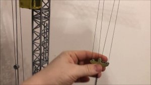 Третья размерная группа. Модель башенного крана КБ-308. Tower crane model