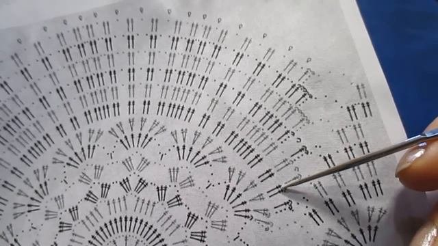 Салфетка крючком ч.2. Napkin Crochet Part 2.