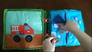 Развивающая книжка для ребенка своими руками