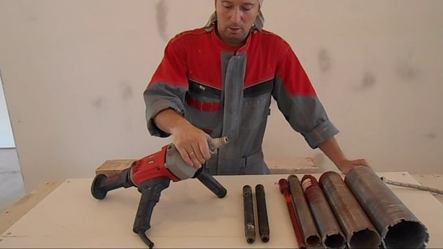 Алмазное сверление дрелью Ken 6110B Часть 1