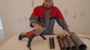 Алмазное сверление дрелью Ken 6110B Часть 1