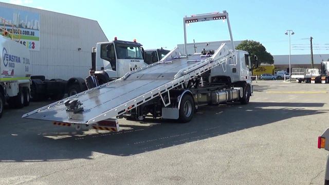 Iveco 3 Car Carrier 2014 16000 GVM & Stability legs Demo смотреть онлайн