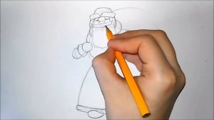 Как рисовать Деда Мороза!Учимся рисовать Дедушку Мороза по этапам! how to draw Santa Claus