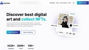 wafini.app NFT Marketplace User Interface Video Demo