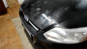 Ford Focus полировка удаление сколов нанесение воска.Смотрим разницу До и После.