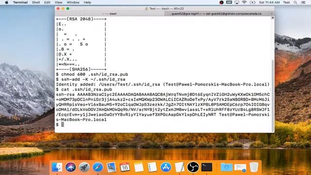Using SSH keys on Mac смотреть онлайн