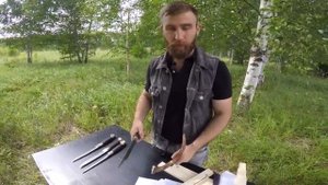 Тест ножей пластунов из стали Бохлер к 340