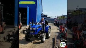 Минитрактор Lovol (Foton) TE-244 - тест-драйв!