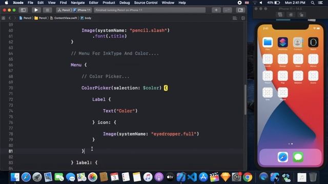 SwiftUI Pencil Kit - SwiftUI Drawing App Using Pencil Kit - Xcode 12 - iOS SwiftUI 2.0 Tutorials