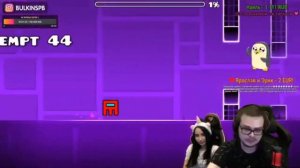 БУЛКИН БОМБИТ ОТ ИГРЫ GEOMETRY DASH (смешные моменты)