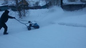 Как сделать снегоуборщик из Дружбы (часть 3 испытание)