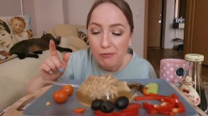 МУКБАНГ / Я вернулась? / я СКУЧАЛЬ ? / ДОМАШНИЙ ХОЛОДЕЦ / ОВОЩИ