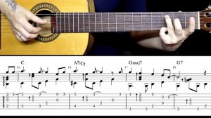 Jingle Bell Rock | На гитаре | Ноты Табы Разбор