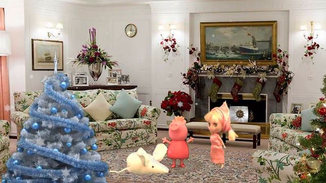 Тук-тук стучится белая крыса. Самые добрые поздравления с Новым  годом. смотреть онлайн