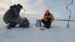 Рыбалка на Сямозере. Нашёл хороших окуней. Эхолот Deeper CHIRP+ 2. Зимняя рыбалка в Карелии 2021