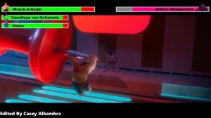 Ralph Breaks the Internet (2018) Final Battle with healthbars 1/2