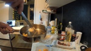 Готовим дома. Салат креветки авокадо.