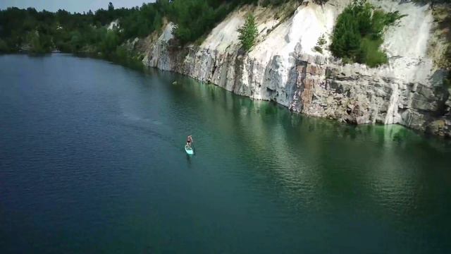 Миролюбовский карьер и долина реки Унава. Катка Фастов-Попельня. смотреть онлайн