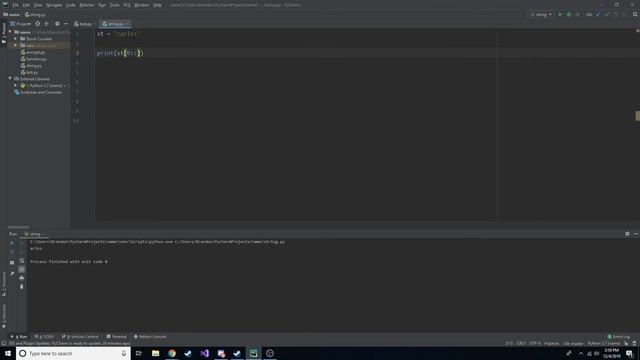 Substrings and Index of Strings in Python - Python Tutorial